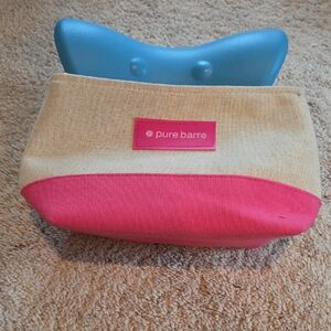 Pure Barre Pink and Beige Tote